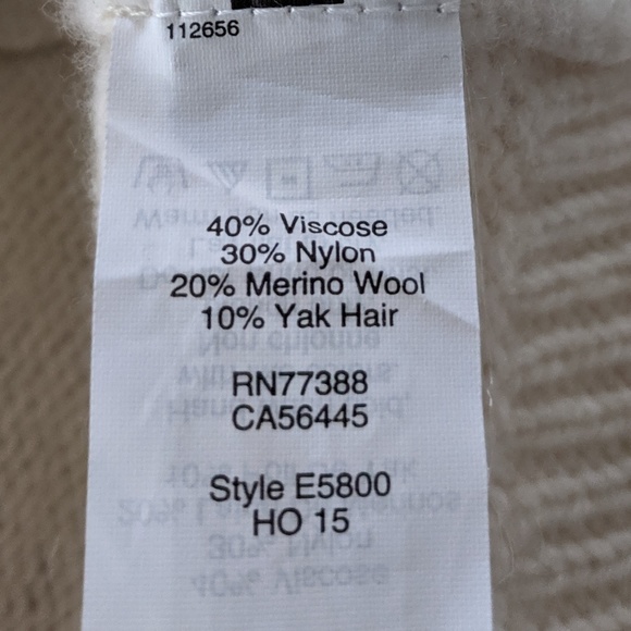 Madewell Texture Play Pullover Sweater Ivory XS - Picture 6 of 7